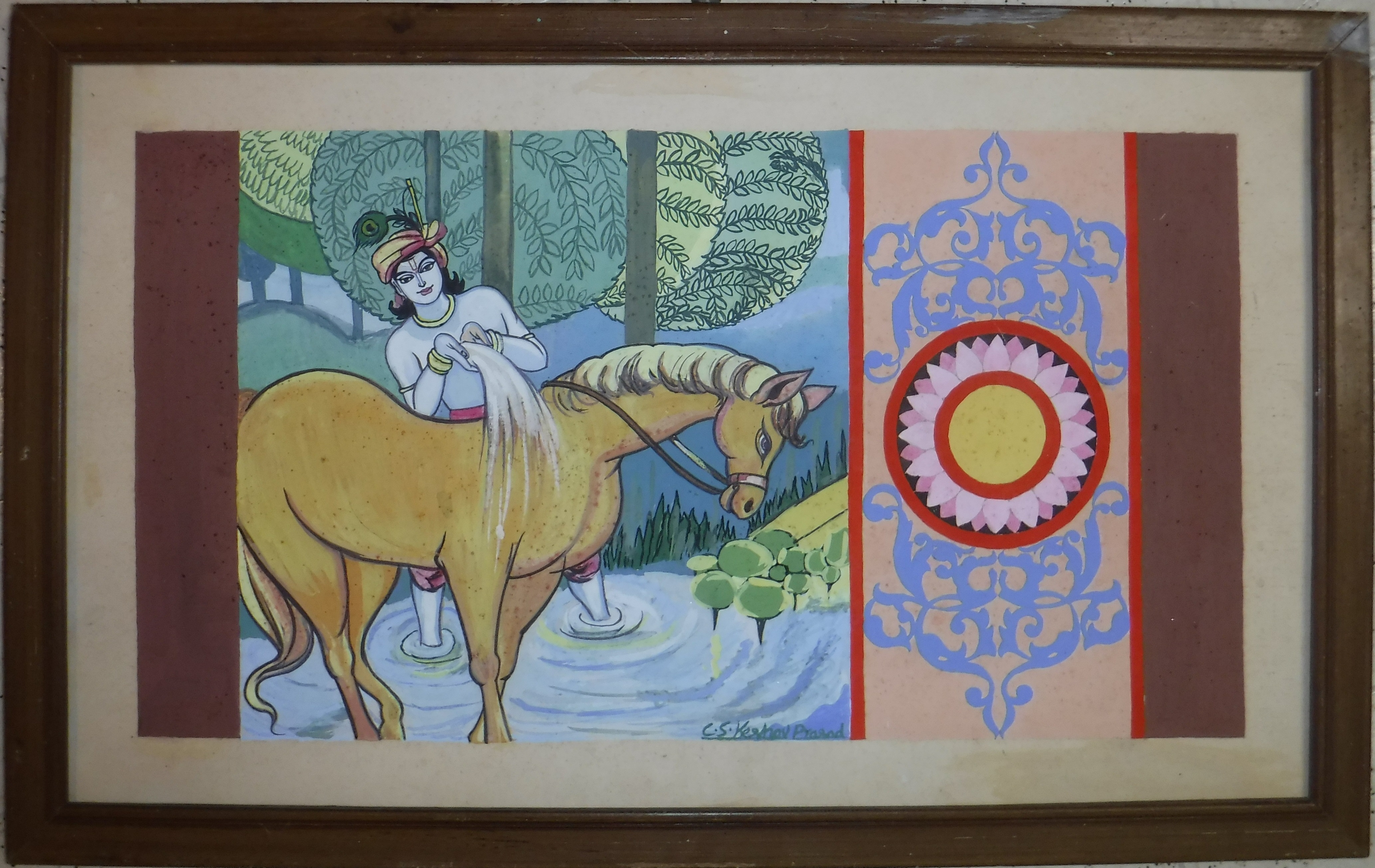 Krishna and Horse