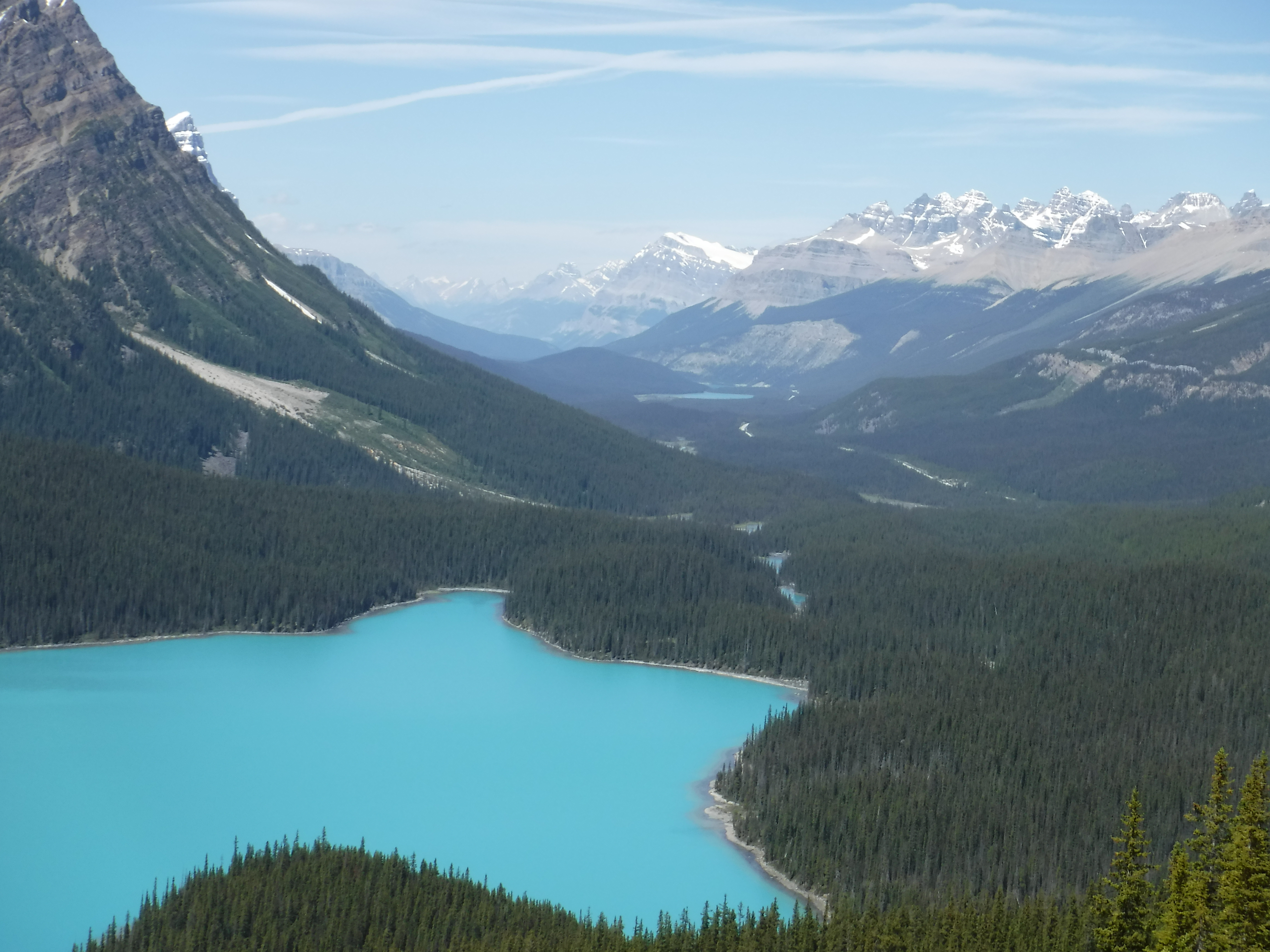 Mountains Surrounding Peyto Lake