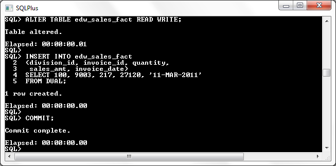 Load Data succeeds