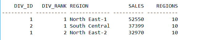 Top 25 percent data