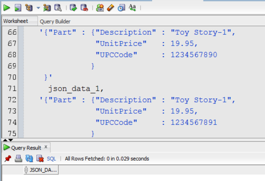 JSON_EQUAL false