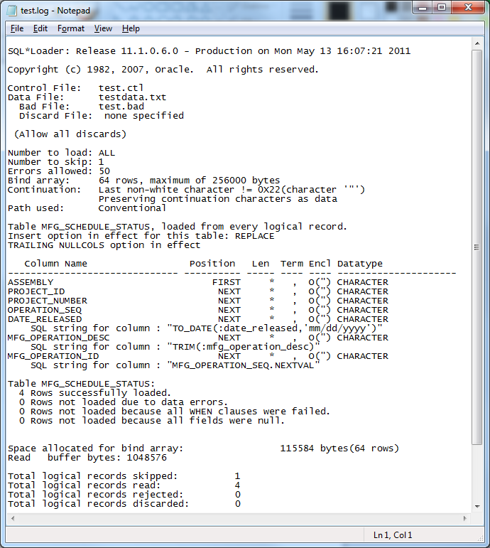 Multi-Line file Data Loading